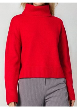 Sinsay - Gładki golf basic - czerwony ze sklepu Sinsay w kategorii Swetry damskie - zdjęcie 187513463