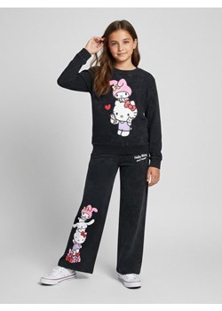 Sinsay - Koszulka z nadrukiem Hello Kitty - czarny ze sklepu Sinsay w kategorii Bluzki dziewczęce - zdjęcie 187513500