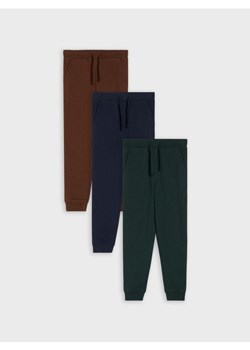 Sinsay - Spodnie slim 3 pack - zielony ze sklepu Sinsay w kategorii Spodnie dziewczęce - zdjęcie 187513530