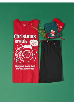 Sinsay - Bawełniana piżama dwuczęściowa z nadrukiem - wielobarwny ze sklepu Sinsay w kategorii Piżamy męskie - zdjęcie 187513574