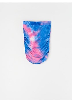 Sinsay - Prążkowana spódnica mini z marszczeniami - wielobarwny ze sklepu Sinsay w kategorii Spódnice - zdjęcie 187513590