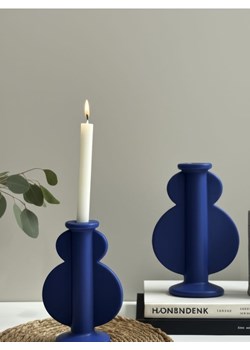 Sinsay - Świecznik o nieregularnym kształcie - niebieski ze sklepu Sinsay w kategorii Świeczniki - zdjęcie 187513672
