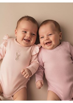 Sinsay - Body 2 pack - różowy ze sklepu Sinsay w kategorii Odzież dla niemowląt - zdjęcie 187513730