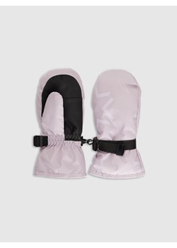 Dziecięce rękawiczki polarowe 4F 4FJWAW25AGLOU157 - fioletowe ze sklepu Sportstylestory.com w kategorii Rękawiczki dziecięce - zdjęcie 187513903