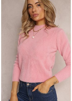 Różowy Sweter Wełniany Elisabema ze sklepu renee.pl w kategorii Swetry damskie - zdjęcie 187514503