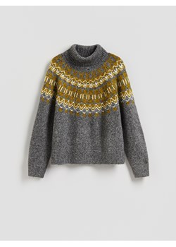 Reserved - Sweter z domieszką wełny - wielobarwny ze sklepu Reserved w kategorii Swetry damskie - zdjęcie 187514540
