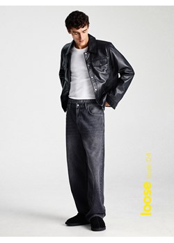 Reserved - Jeansy loose z efektem sprania - szary ze sklepu Reserved w kategorii Jeansy męskie - zdjęcie 187514632