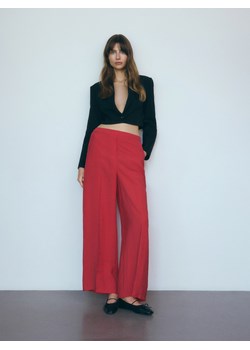 Reserved - Spodnie palazzo z modalu - różowy ze sklepu Reserved w kategorii Spodnie damskie - zdjęcie 187514640