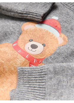 Reserved - Sweter z misiem - jasnoszary ze sklepu Reserved w kategorii Swetry chłopięce - zdjęcie 187514733