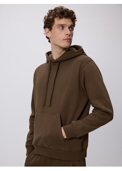 Reserved - Bluza regular z kapturem - brązowy ze sklepu Reserved w kategorii Bluzy męskie - zdjęcie 187514743