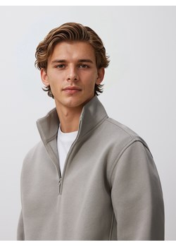 Reserved - Bluza ze stójką - jasnozielony ze sklepu Reserved w kategorii Bluzy męskie - zdjęcie 187514773