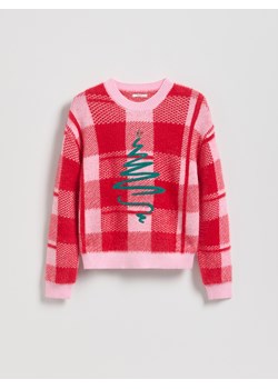 Reserved - Świąteczny sweter z wiskozą - wielobarwny ze sklepu Reserved w kategorii Swetry dziewczęce - zdjęcie 187514890