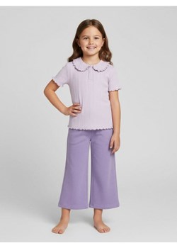 Sinsay - Spodnie dresowe wide leg - fioletowy ze sklepu Sinsay w kategorii Spodnie dziewczęce - zdjęcie 187515192