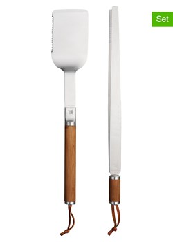 Fiskars 2-częściowy zestaw &quot;Norden&quot; w kolorze srebrno-brązowym - 44,1 cm ze sklepu Limango Polska w kategorii Pozostałe wyposażenie ogrodowe - zdjęcie 187515342