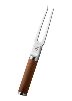 Fiskars Widelec &quot;Norden&quot; w kolorze srebrno-brązowym do krojenia - dł. 24,6 cm ze sklepu Limango Polska w kategorii Akcesoria kuchenne - zdjęcie 187515483