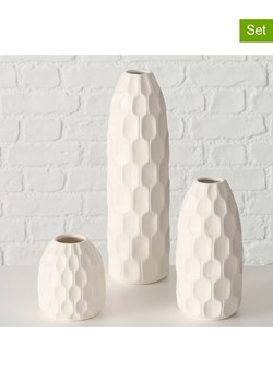 Boltze Wazony (3 szt.) &quot;Simona&quot; w kolorze białym ze sklepu Limango Polska w kategorii Wazony - zdjęcie 187515670
