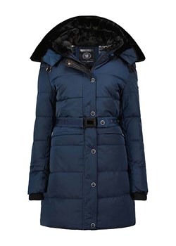 Geographical Norway Płaszcz pikowany &quot;Bettino&quot; w kolorze granatowym ze sklepu Limango Polska w kategorii Kurtki damskie - zdjęcie 187515872