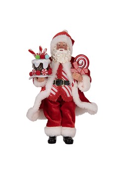 Clayre &amp; Eef Figurka dekoracyjna w kolorze czerwonym - wys. 28 cm ze sklepu Limango Polska w kategorii Dekoracje - zdjęcie 187515921