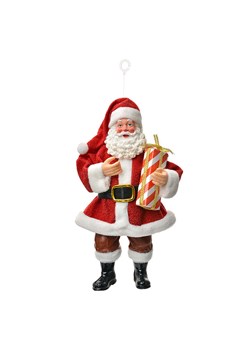 Clayre &amp; Eef Zawieszka dekoracyjna w kolorze czerwonym - wys. 17 cm ze sklepu Limango Polska w kategorii Dekoracje - zdjęcie 187515933