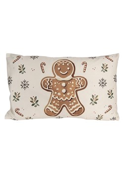 Clayre &amp; Eef Poszewka w kolorze beżowo-jasnobrązowym na poduszkę - 30 x 50 cm ze sklepu Limango Polska w kategorii Poduszki dekoracyjne - zdjęcie 187515974