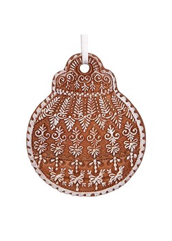 Clayre &amp; Eef Ozdoba choinkowa w kolorze jasnobrązowym - wys. 8 x Ø 10 cm ze sklepu Limango Polska w kategorii Dekoracje bożonarodzeniowe - zdjęcie 187516000