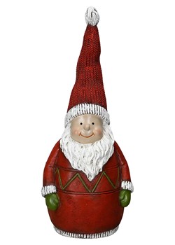 POSIWIO Figurka &quot;Santa Claus&quot; w kolorze czerwonym na płot - 11 x 25 cm ze sklepu Limango Polska w kategorii Dekoracje i akcesoria ogrodowe - zdjęcie 187516021