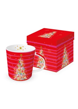 ppd Kubek jumbo &quot;Christmas Red&quot; w kolorze czerwonym - 400 ml ze sklepu Limango Polska w kategorii Naczynia - zdjęcie 187516143