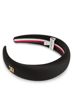 Opaska Tommy Hilfiger Th Elevated Chic Headband AW0AW18220 Czarny ze sklepu eobuwie.pl w kategorii Opaski do włosów - zdjęcie 187516231