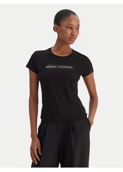 Armani Exchange T-Shirt XW002038 AF10356 UC001 Czarny Slim Fit ze sklepu MODIVO w kategorii Bluzki damskie - zdjęcie 187516474