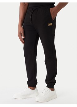 KARL LAGERFELD Spodnie dresowe 705782 561917 Czarny Regular Fit ze sklepu MODIVO w kategorii Spodnie męskie - zdjęcie 187516492