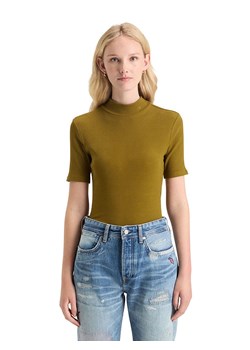 Scotch &amp; Soda Koszulka w kolorze oliwkowym ze sklepu Limango Polska w kategorii Bluzki damskie - zdjęcie 187517493