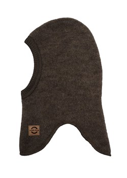 mikk-line Wełniana kominiarka w kolorze ciemnobrązowym ze sklepu Limango Polska w kategorii Czapki dziecięce - zdjęcie 187517684