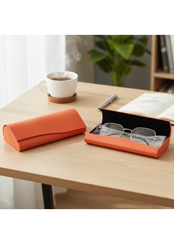 Etui na okulary korekcyjne zamykane na magnes STHC-93D pomarańczowe ze sklepu Stylion w kategorii Etui - zdjęcie 187517960