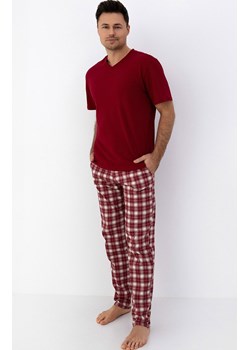 Sensis bawełniana piżama męska Matthew, Kolor bordowy, Rozmiar M, SENSIS ze sklepu Primodo w kategorii Piżamy męskie - zdjęcie 187520092