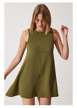Happiness Istanbul Sukienka w kolorze oliwkowym ze sklepu Limango Polska w kategorii Sukienki - zdjęcie 187520184