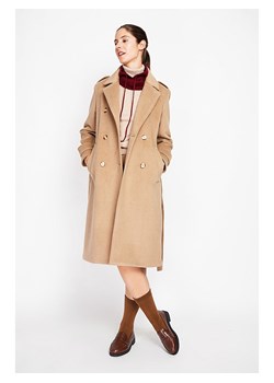 ASSUILI Płaszcz przejściowy w kolorze beżowym ze sklepu Limango Polska w kategorii Płaszcze damskie - zdjęcie 187520260