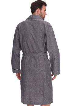 Długi szlafrok męski 2532 Zeus, Kolor szary, Rozmiar 2XL, L&amp;L ze sklepu Intymna w kategorii Szlafroki męskie - zdjęcie 187520603