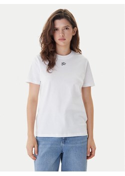 KARL LAGERFELD T-Shirt B1W17091 Biały Regular Fit ze sklepu MODIVO w kategorii Bluzki damskie - zdjęcie 187521414