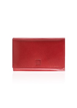 czerwony portfel skórzany damski KLASYCZNY rozkładany ze sklepu Słoń Torbalski w kategorii Portfele damskie - zdjęcie 187521574