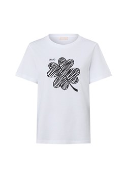 Liu Jo Collection Koszulka damska Kobiety Bawełna biały nadruk ze sklepu vangraaf w kategorii Bluzki damskie - zdjęcie 187521722