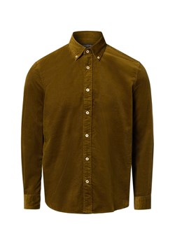 Marc O'Polo Męska koszula sztruksowa Mężczyźni Regular Fit Bawełna mosiądz jednolity ze sklepu vangraaf w kategorii Koszule męskie - zdjęcie 187521723