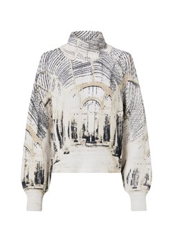 Monari Sweter damski z dzianiny Kobiety Bawełna écru wzorzysty ze sklepu vangraaf w kategorii Swetry damskie - zdjęcie 187521741