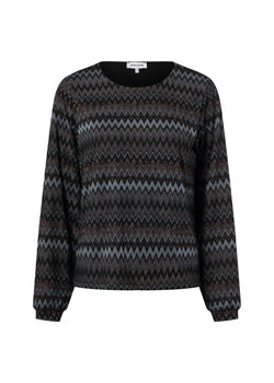 More & More Damska koszulka z długim rękawem Kobiety czarny wzorzysty ze sklepu vangraaf w kategorii Bluzki damskie - zdjęcie 187521753