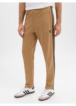adidas Originals Męskie spodnie dresowe Mężczyźni Bawełna beżowy jednolity ze sklepu vangraaf w kategorii Spodnie męskie - zdjęcie 187521784