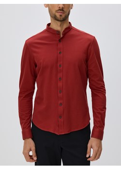 Reserved - Koszula super slim z bawełny egipskiej - karminowy ze sklepu Reserved w kategorii Koszule męskie - zdjęcie 187522621