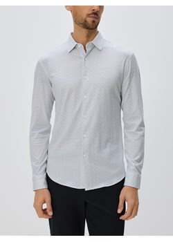 Reserved - Bawełniana koszula slim fit - biały ze sklepu Reserved w kategorii Koszule męskie - zdjęcie 187522632