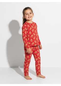 Sinsay - Piżama dwuczęściowa z motywem piernikowego ludzika - czerwony ze sklepu Sinsay w kategorii Piżamy dziecięce - zdjęcie 187523374
