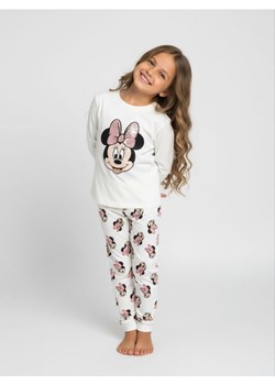 Sinsay - Welurowa piżama dwuczęściowa Minnie Mouse - kremowy ze sklepu Sinsay w kategorii Piżamy dziecięce - zdjęcie 187523382