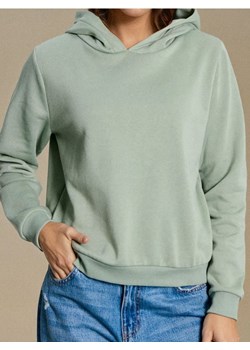 Sinsay - Bluza hoodie basic - zielony ze sklepu Sinsay w kategorii Bluzy damskie - zdjęcie 187523391