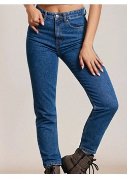 Sinsay - Jeansy mom fit - granatowy ze sklepu Sinsay w kategorii Jeansy damskie - zdjęcie 187523410